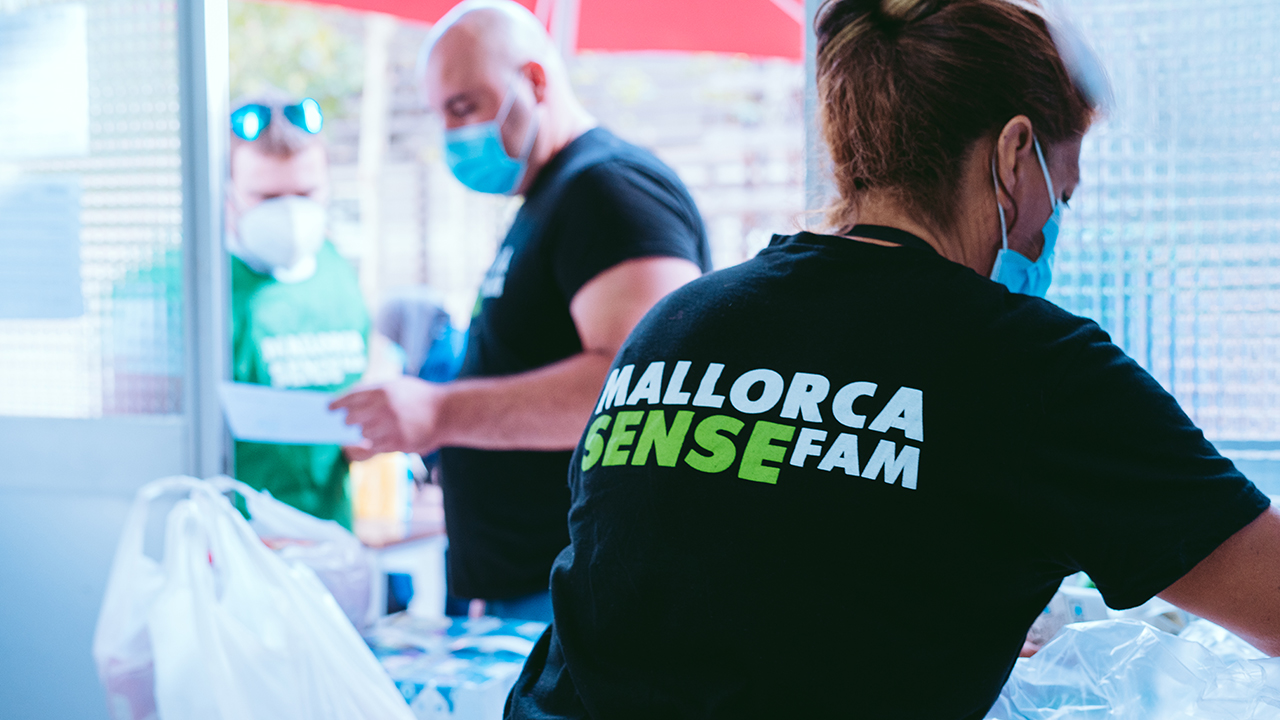 Spenden Sie, um Bedürftigen auf Mallorca zu helfen
